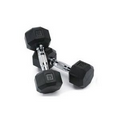Deluxe Rubber Dumbbell Pair - 15 Lbs.